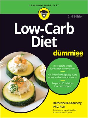 cover image of Low-Carb Diet For Dummies
